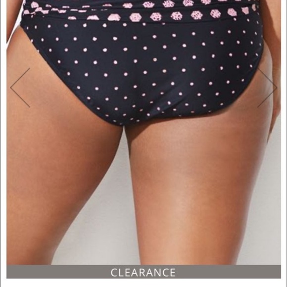 NWT Black with Pink metallic dots - Picture 2 of 3